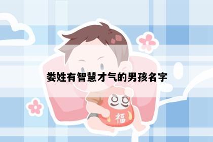 娄姓有智慧才气的男孩名字